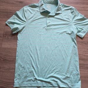 Croft & Barrow Aqua Striped Polo Shirt